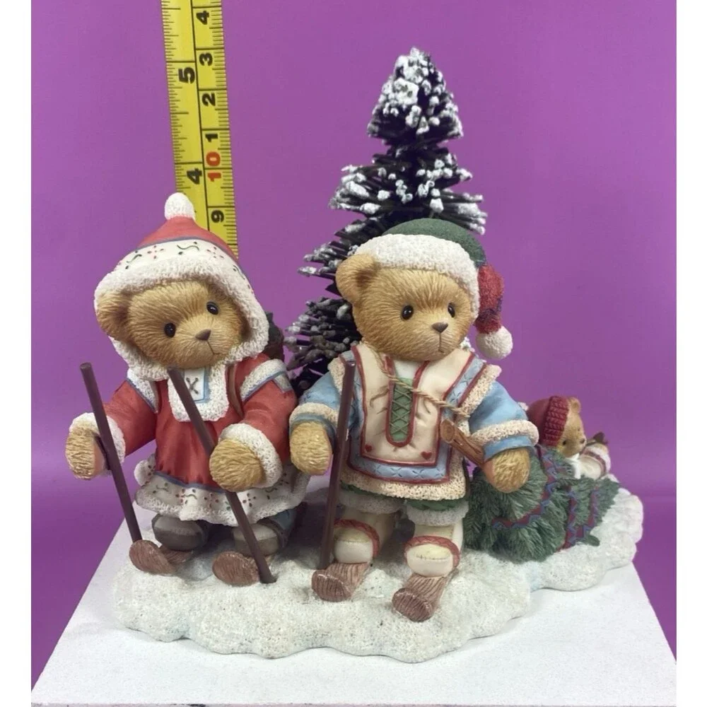 Enesco Cherished Teddies Segrid, Justaf & Ingmar Christmas by Phiscilla Hillman